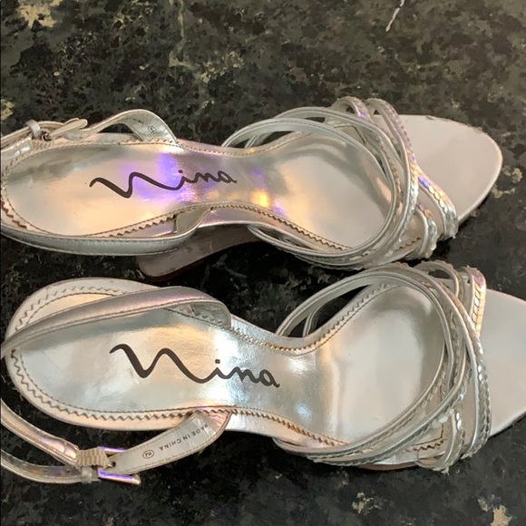 Sequin strappy sandals - Picture 2 of 6